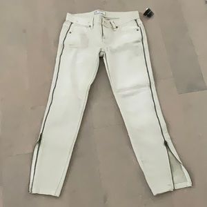 BNWT free people zip leg skinny jeans size 26